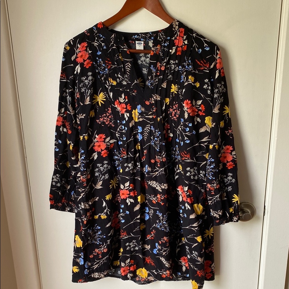 Floral Print Women's Mini Dress